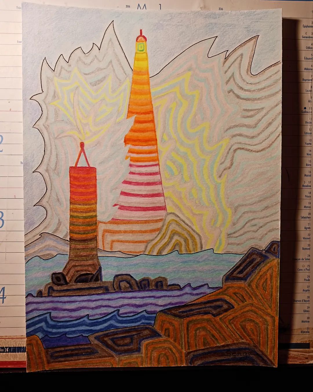 Phare dans la tempête