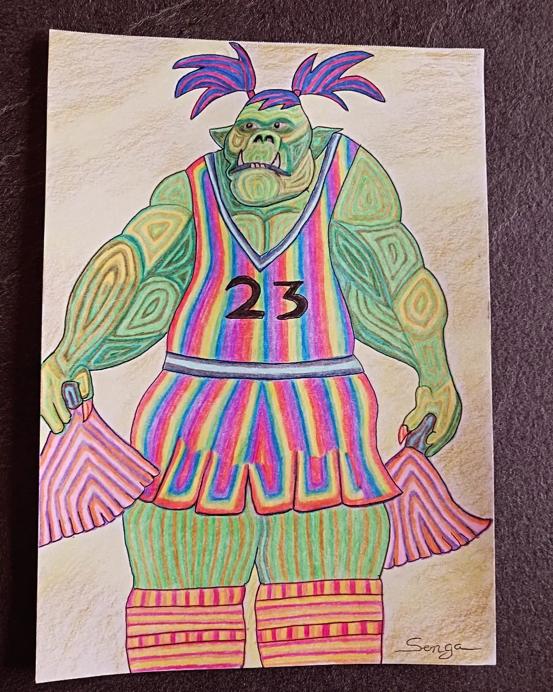 Pom pomp orque fan de Michael Jordan