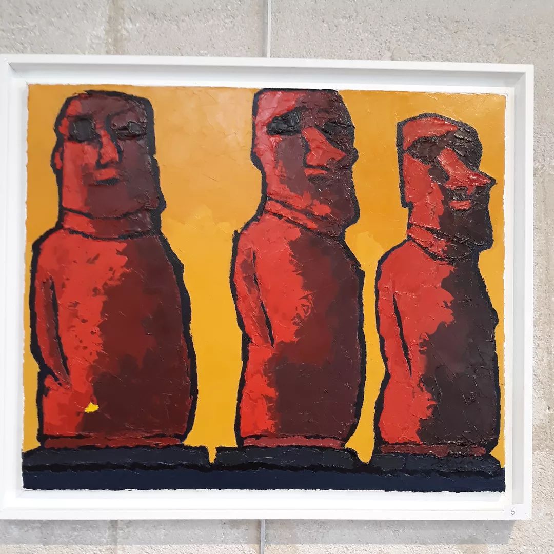 Soleil couchant sur l'île